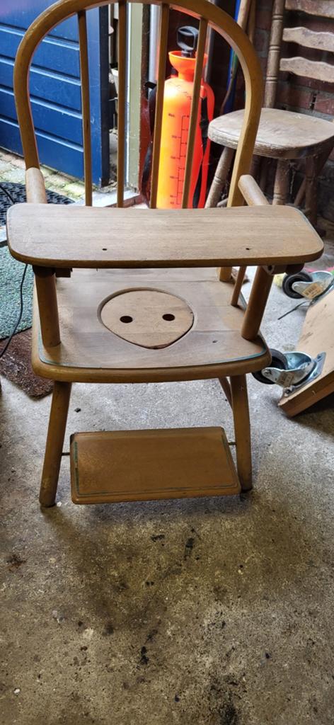 Kinder po stoel jaren 50 60, Antiek en Kunst, Ophalen of Verzenden