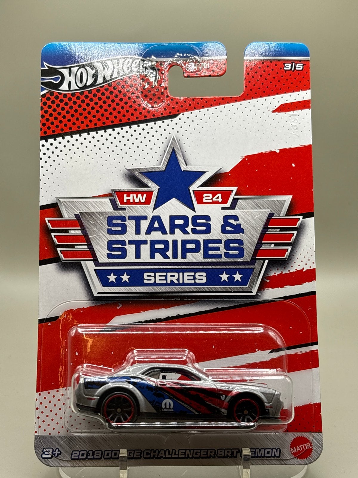 Hot Wheels Stars & Stripes Series 2024 - Complete set van 5, Auto, Nieuw, Ophalen of Verzenden, Mattel