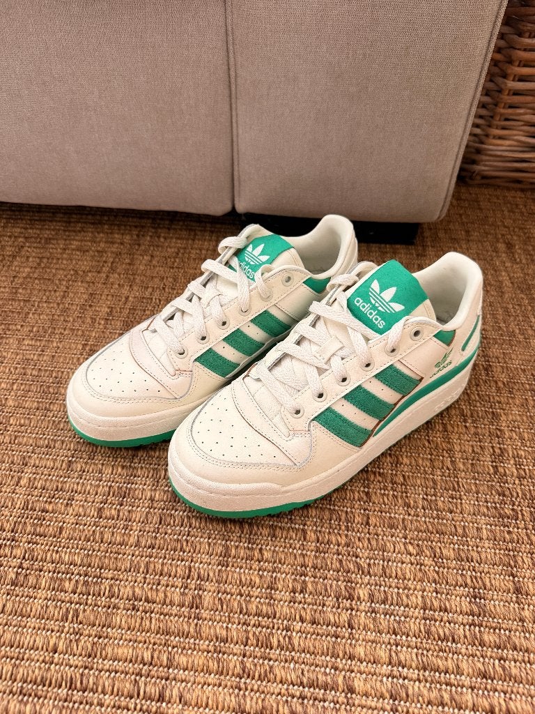 Adidas Forum Bold Stripes W - Off White maat 40 wit/groen, Adidas, Wit, Ophalen of Verzenden, Sneakers of Gympen