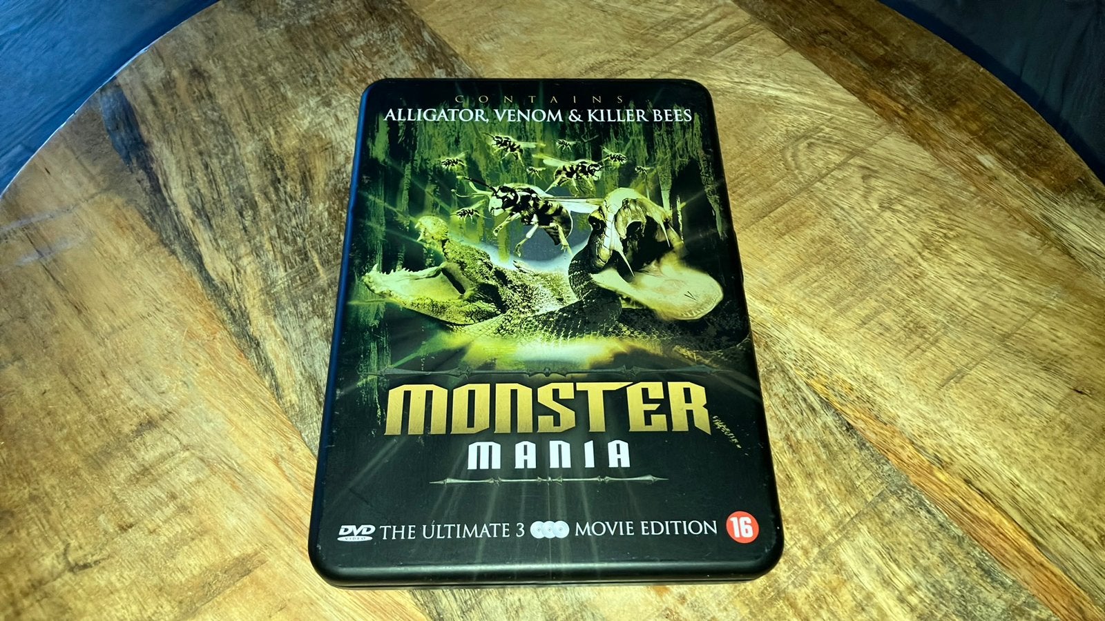 Monster Mania steelbook dvd (Alligator, Venom & Killer Bees), Vanaf 16 jaar, Ophalen of Verzenden, Zo goed als nieuw, Overige genres