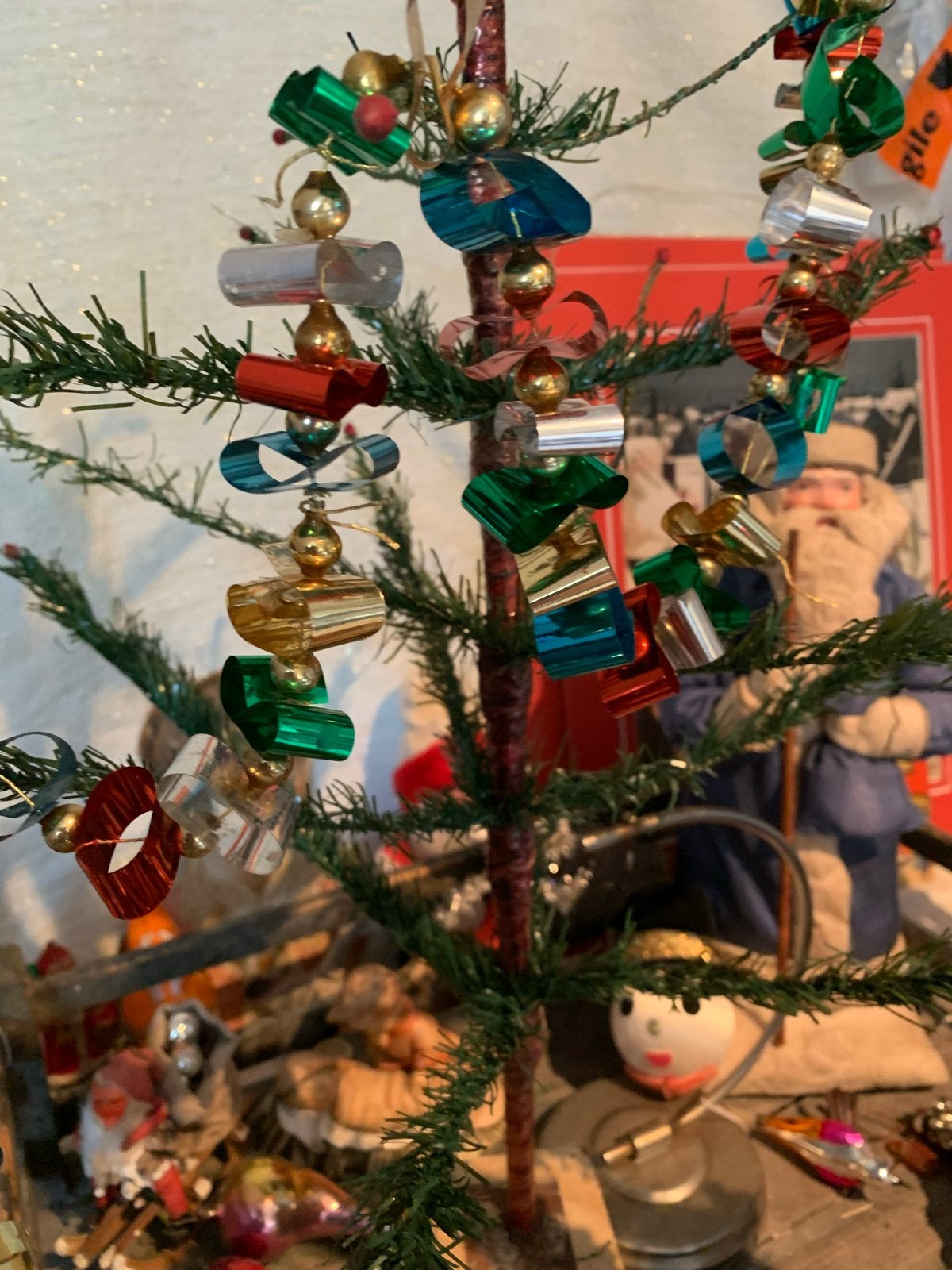 Kerst quirlande kralen ketting, T, Ophalen of Verzenden, Zo goed als nieuw, N