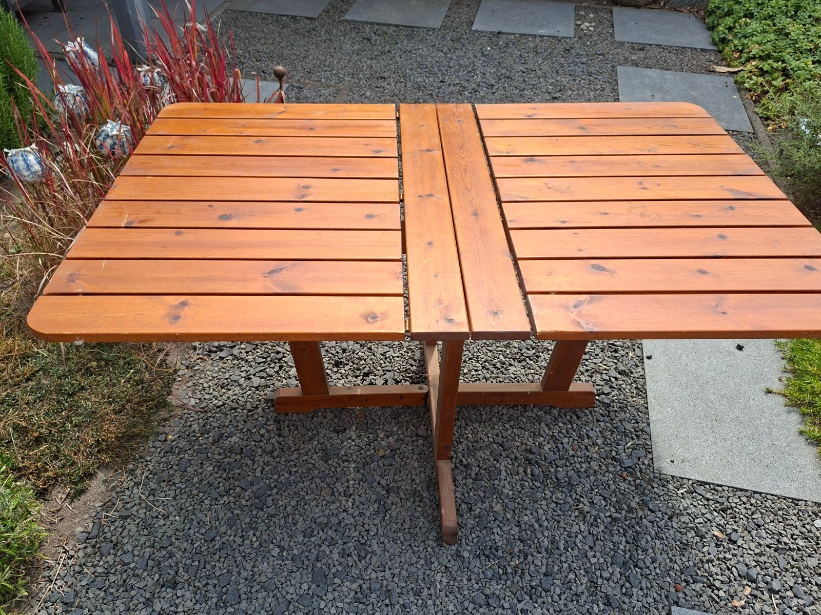 Houten tafel inklapbaar. Zeer goede staat., Tuin en Terras, Tuintafels, Ophalen, Hout