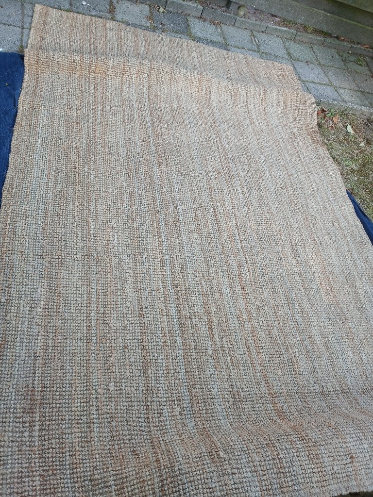 Ikea jute vloerkleed Lohals 200 x 300 cm, Huis en Inrichting, Ophalen, Gebruikt, Beige, 150 tot 200 cm