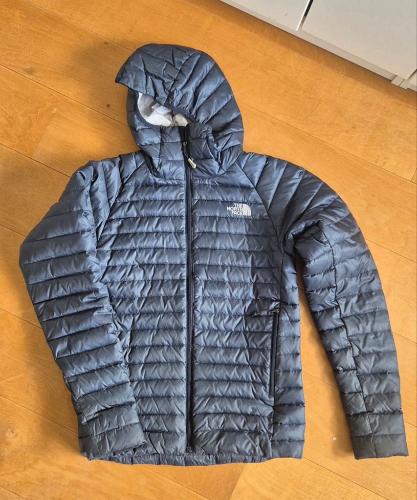 The North Face Puffer Jas - Maat XS/T, Kleding | Heren, Jassen | Winter, Blauw, Ophalen of Verzenden, Gedragen, The North Face