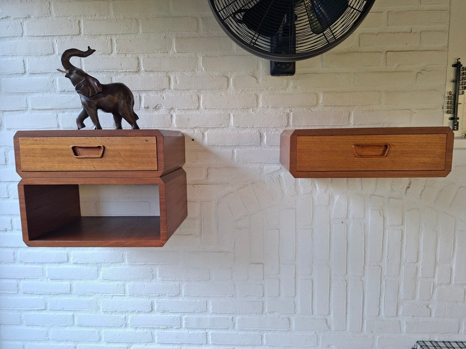 Vintage retro kastjes wandkastjes Deense stijl jaren 60., Ophalen, Huis en Inrichting
