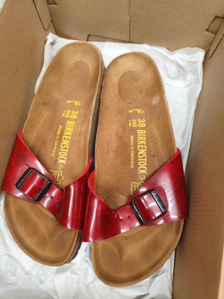 Birkenstock Slippers Rood Maat 38, Kleding | Dames, Schoenen, Gedragen, Slippers, Rood, Ophalen of Verzenden