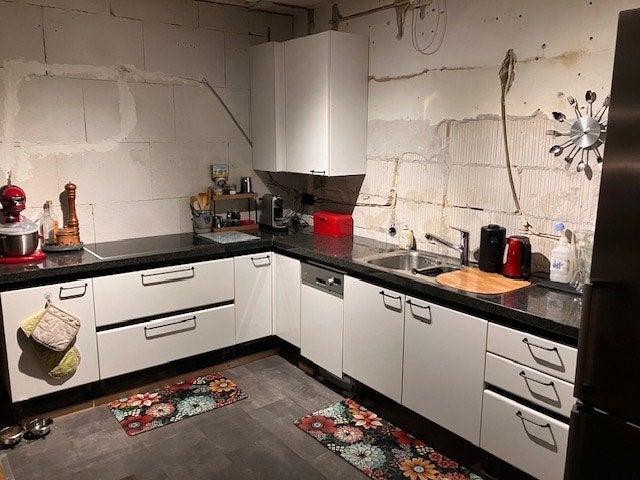 keuken hoekopstelling, Ophalen, Gebruikt, Wit, Hoekkeuken