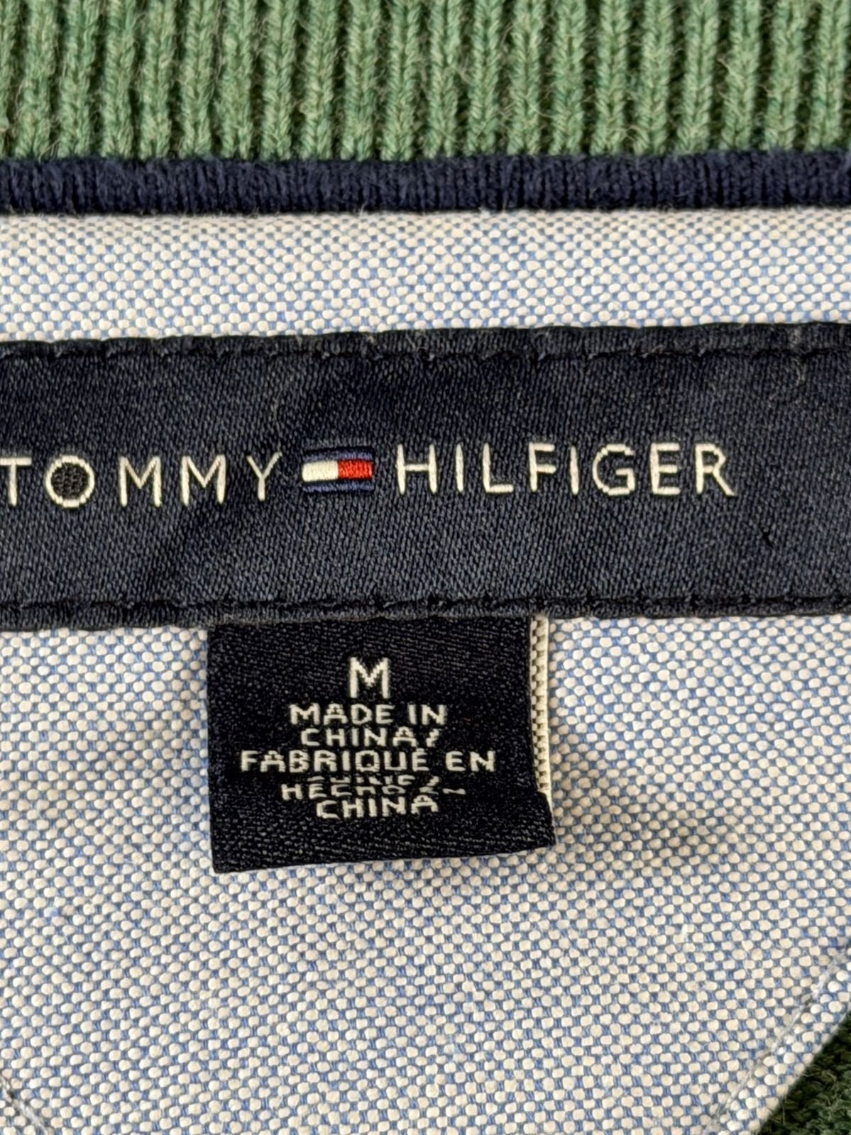 Tommy Hilfiger trui groen maat M argyle, Tommy Hilfiger Europe B.V., Danzigerkade 165, 1013 AP Amsterdam, Nederland, Contact.nl@service.tommy.com