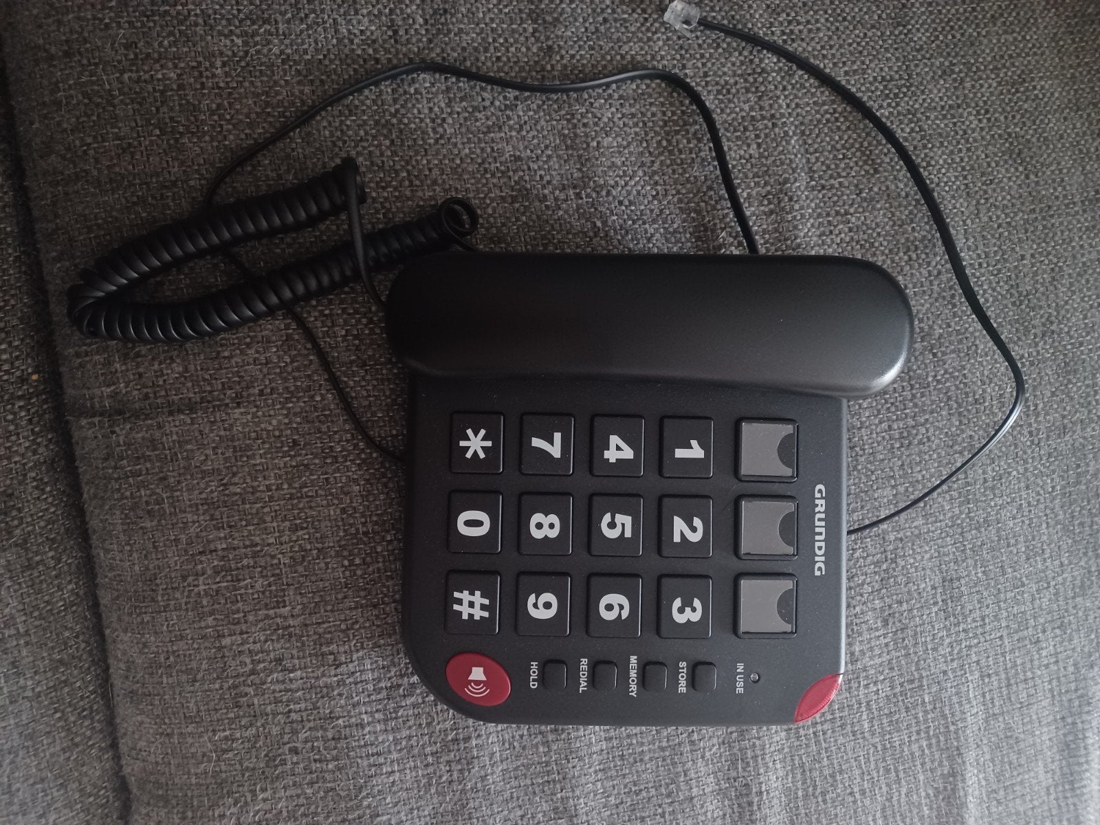 Grundig vaste telefoon met grote toetsen, Telecommunicatie, Vaste telefoons | Niet Draadloos, Ophalen of Verzenden, Nieuw