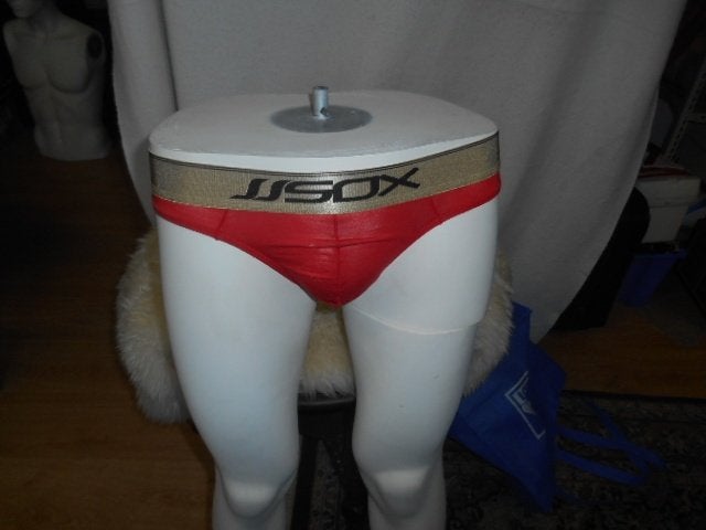 Leuke rode string JJsox  Maat : Medium, Kleding | Heren, Ophalen of Verzenden, Rood, JJsox, Slip