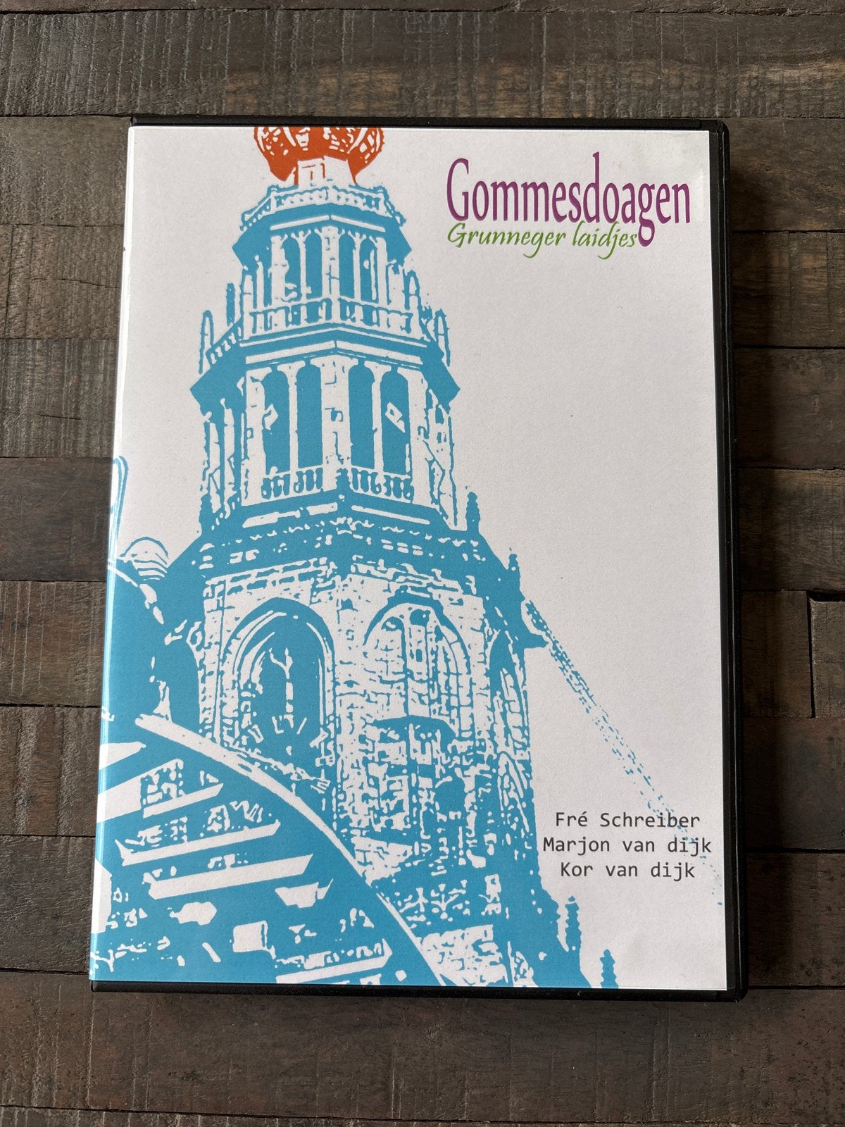 Gommesdoagen Grunneger laidjes DVD Fré Schreiber, Gebruikt, Alle leeftijden, Inclusief doosje, Ophalen of Verzenden