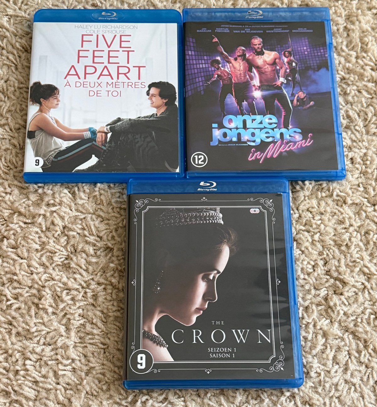 Blu-ray filmcollectie: Five Feet Apart, Onze Jongens, The Cr, Engels, Nederlands, Drama, Ophalen of Verzenden