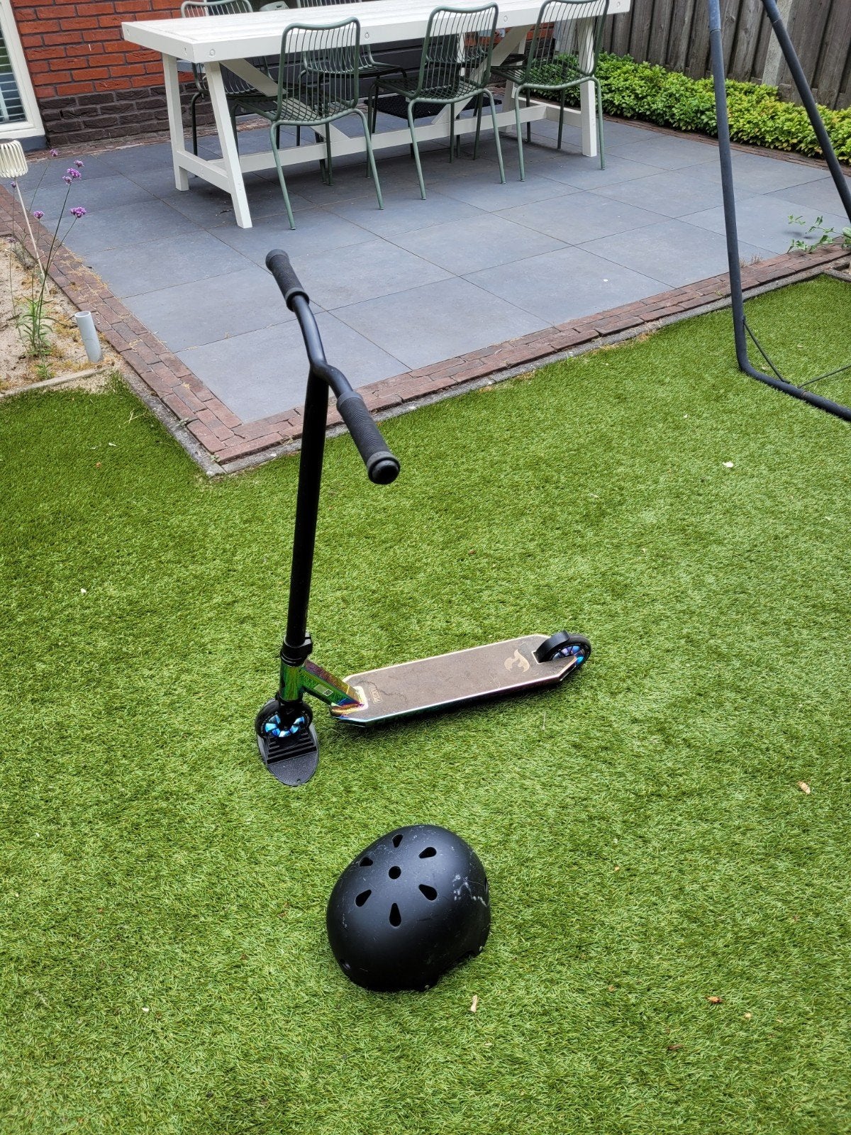 Chilli Rocky stunt step incl helm., Ophalen, Gebruikt, Gewone step, Chilli Pro Scooter