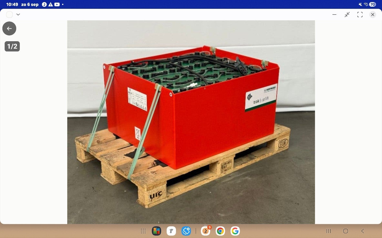 Te koop gevraagd Tractiebatterij voor vorkheftruck, Ophalen of Verzenden