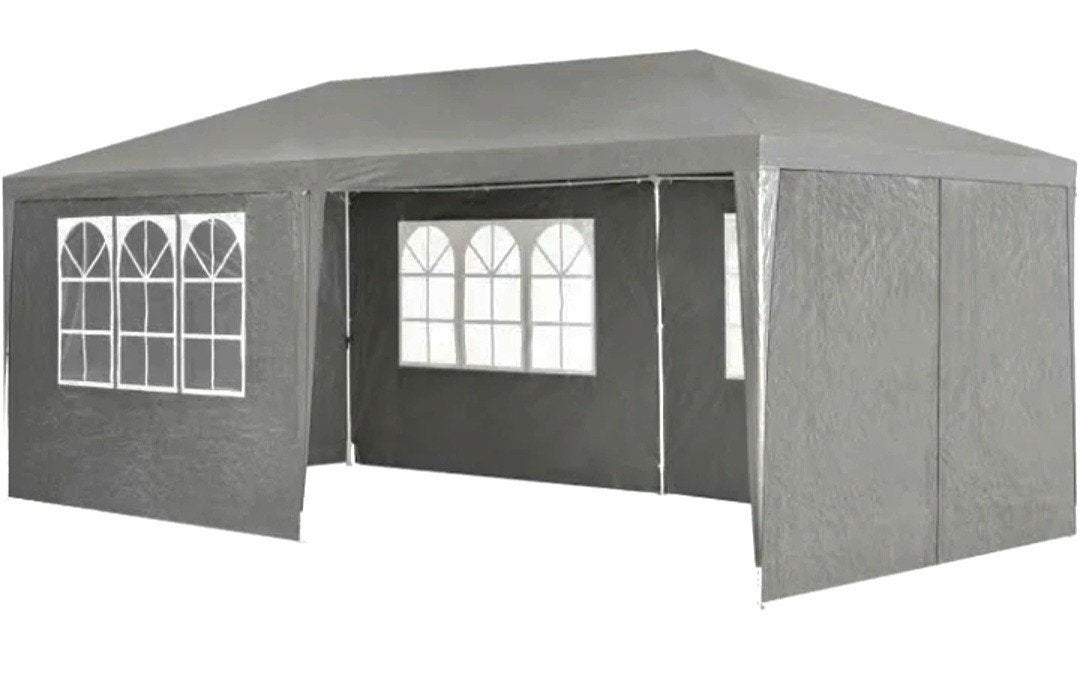 1x Casaria Feesttent 3x6m Antraciet - Zo goed als nieuw, Ophalen