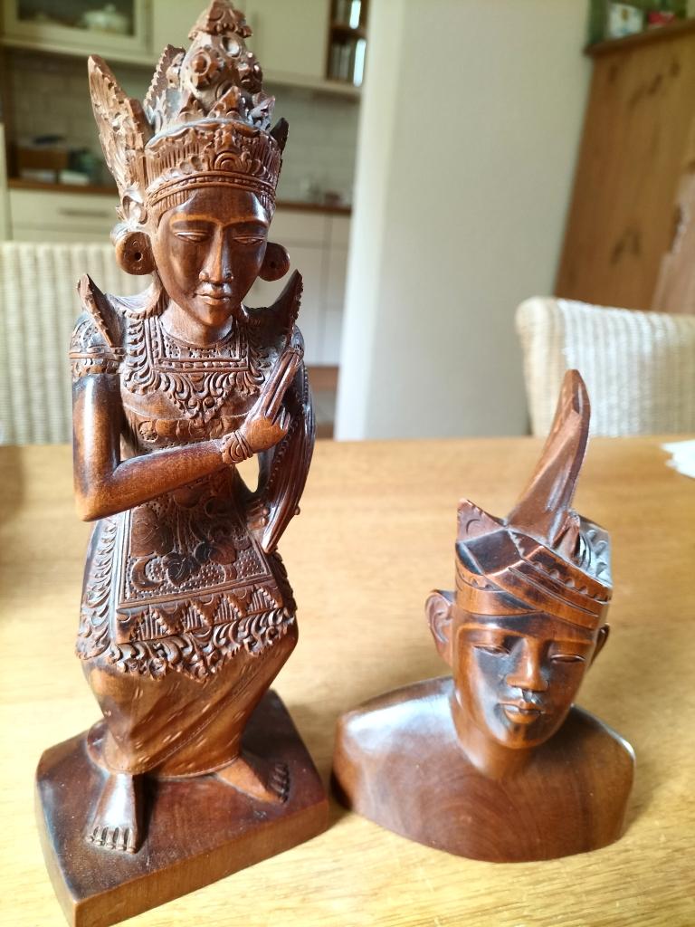 Indonesisch houtsnijwerk, Ophalen of Verzenden, Azië, Hout, Houtsnijwerk