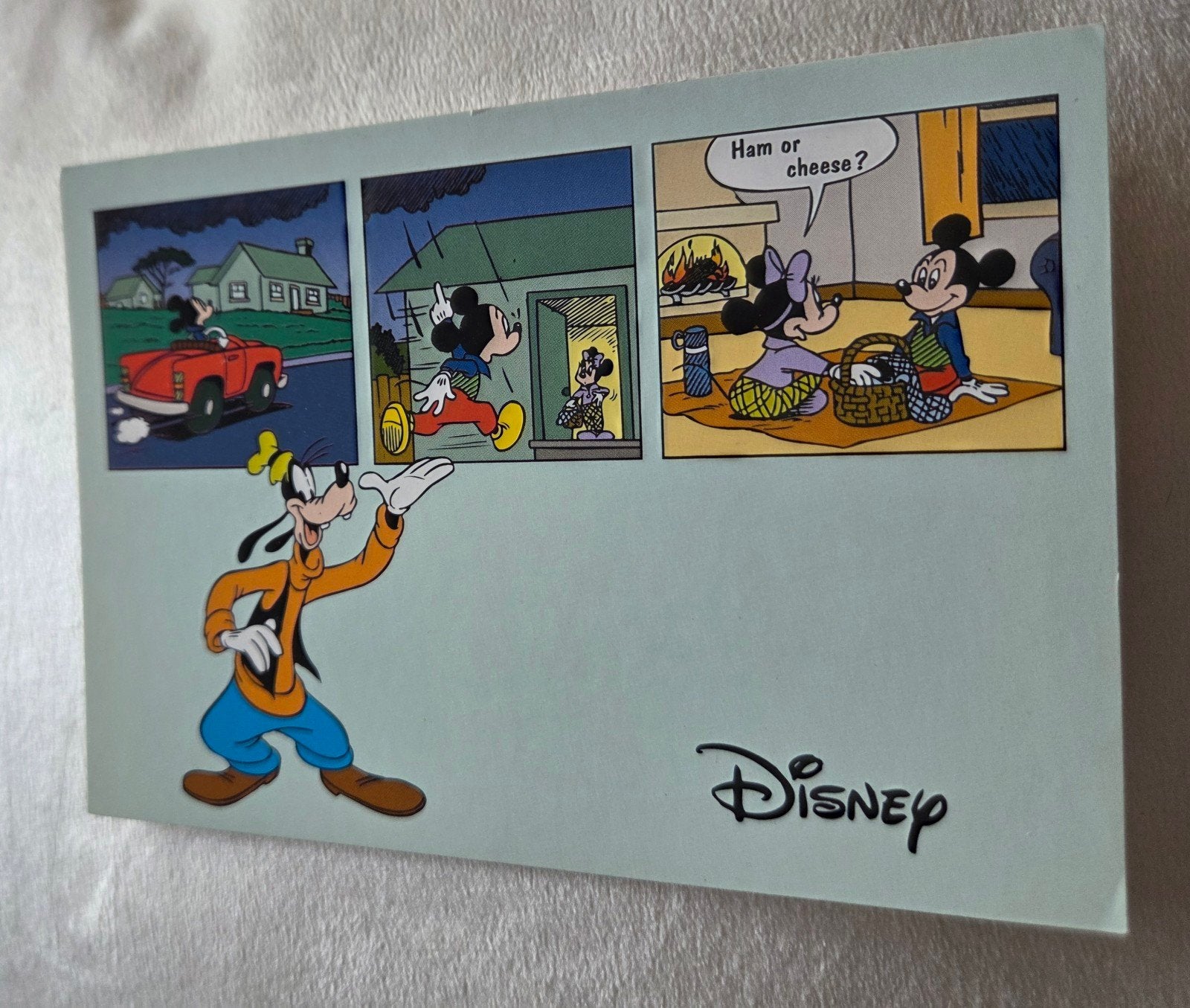 Disney - Mickey Mouse en Goofy, Verzenden, 1980 tot heden, Ongelopen, Kinderen
