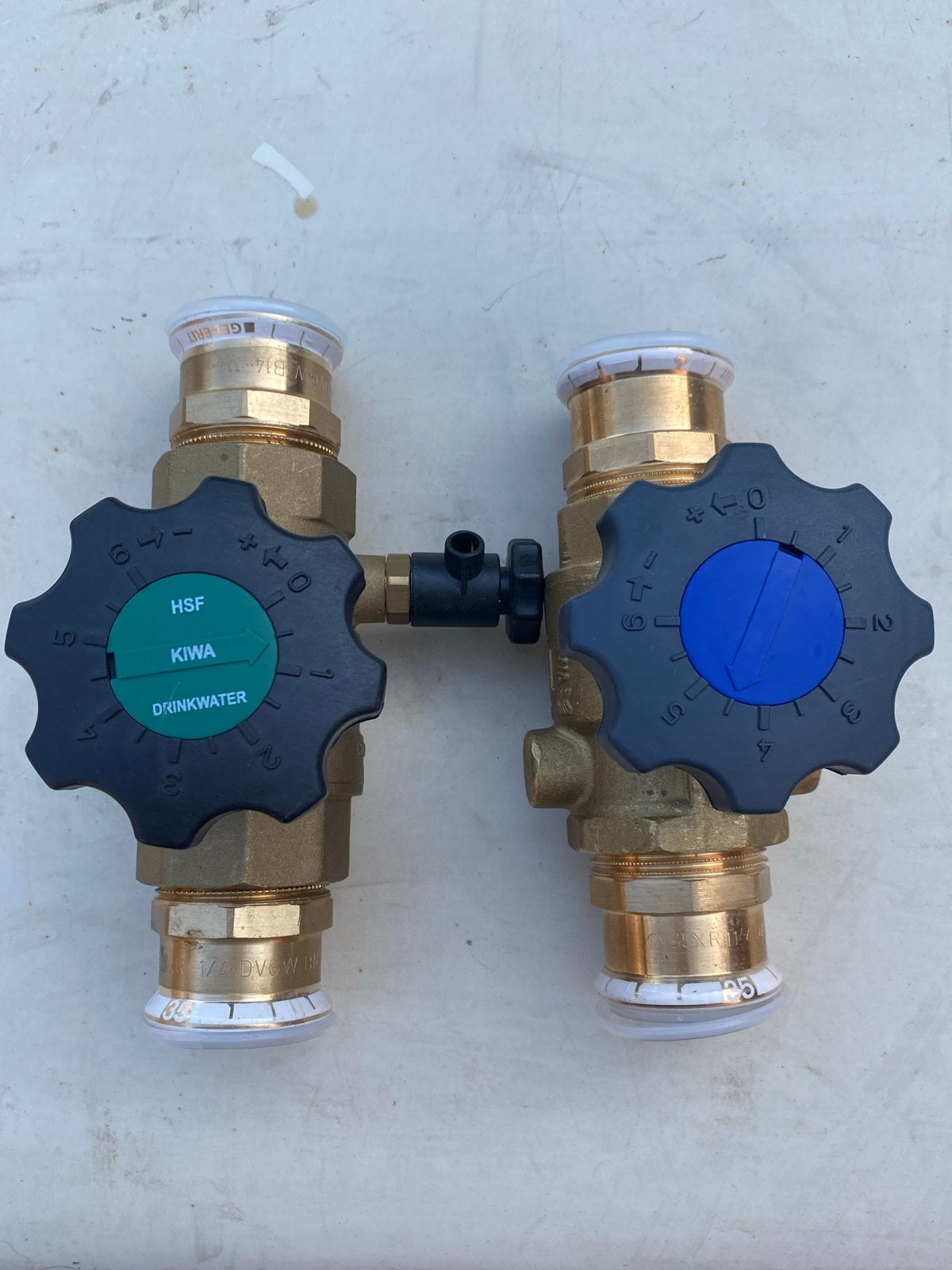 Nieuwe HSF KIWA Drinkwater Afsluiter Set, Ophalen of Verzenden, Nieuw, Koper, Overige typen