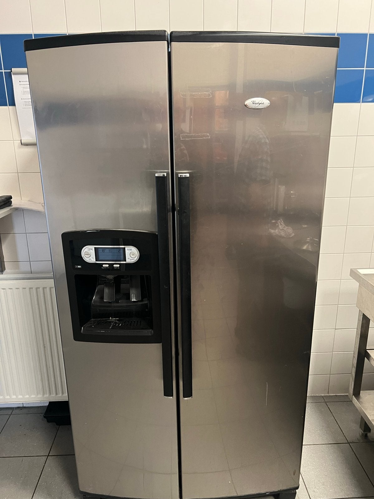 Whirlpool Koel-vriescombinatie - Werkt goed, Gebruikt, 200 liter of meer, 60 cm of meer, Met aparte vriezer