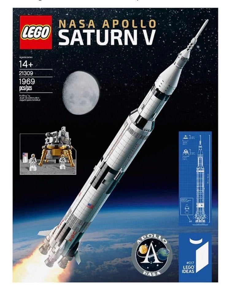 Lego NASA Apollo Saturn V raket, Verzenden, Zo goed als nieuw