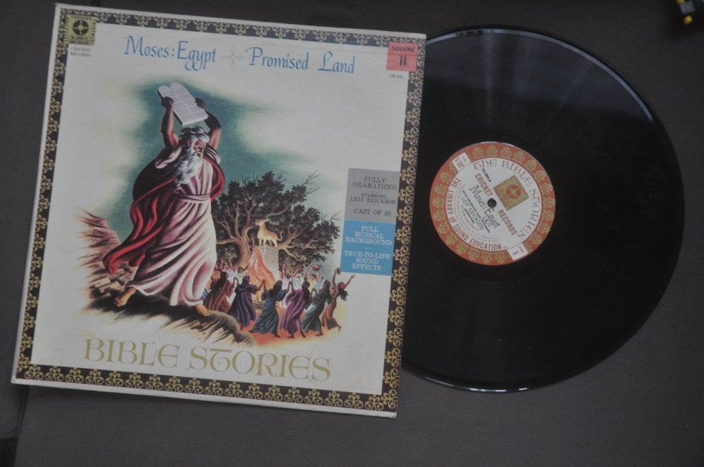 LP Met het verhaal van Moses en Promised land, Cd's en Dvd's, Vinyl | Overige Vinyl, Zo goed als nieuw, 12 inch, Ophalen of Verzenden