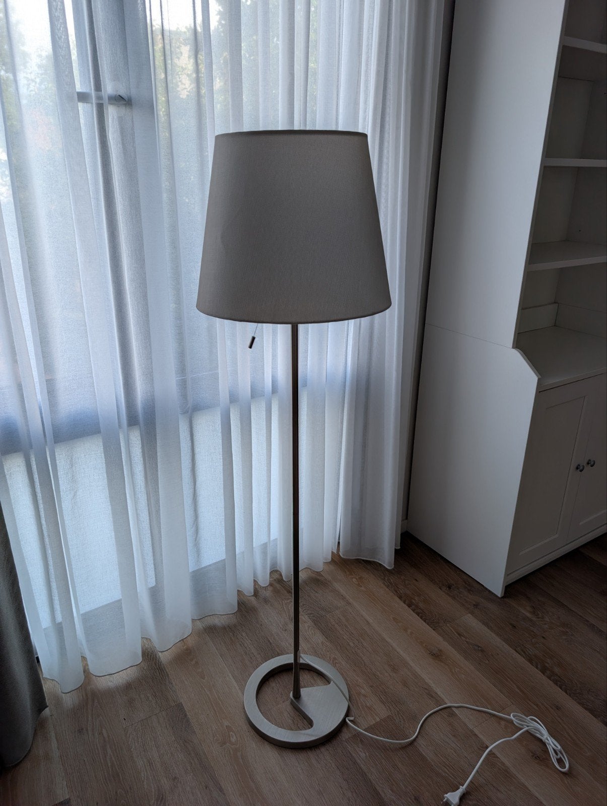Ikea Nyfors vloerlamp - Zo goed als nieuw, Ophalen, Zo goed als nieuw, Metaal, 100 tot 150 cm