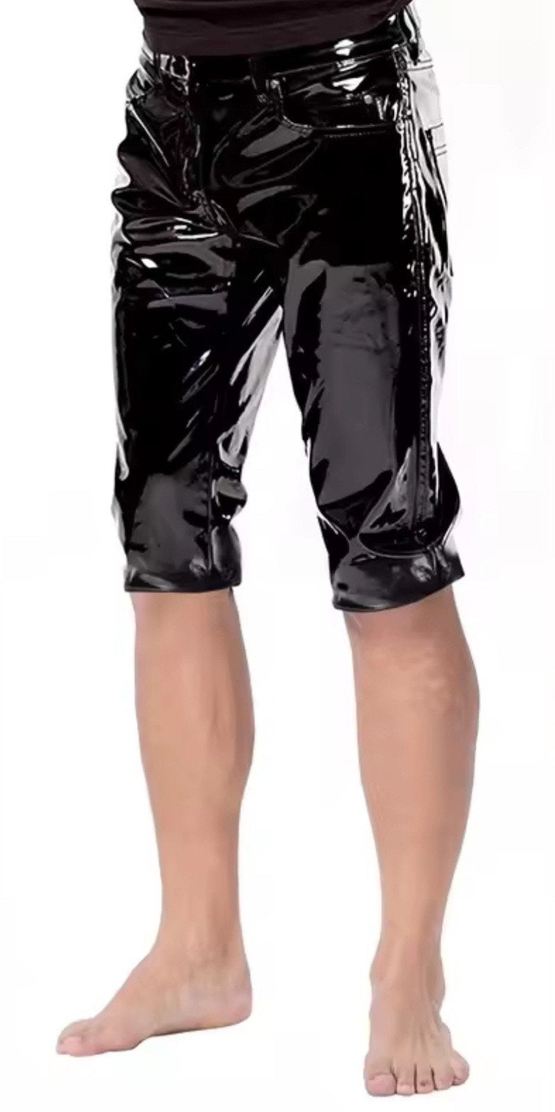 Mooie Knielengte Lak Broek, tm XXL, Verzenden, Nieuw