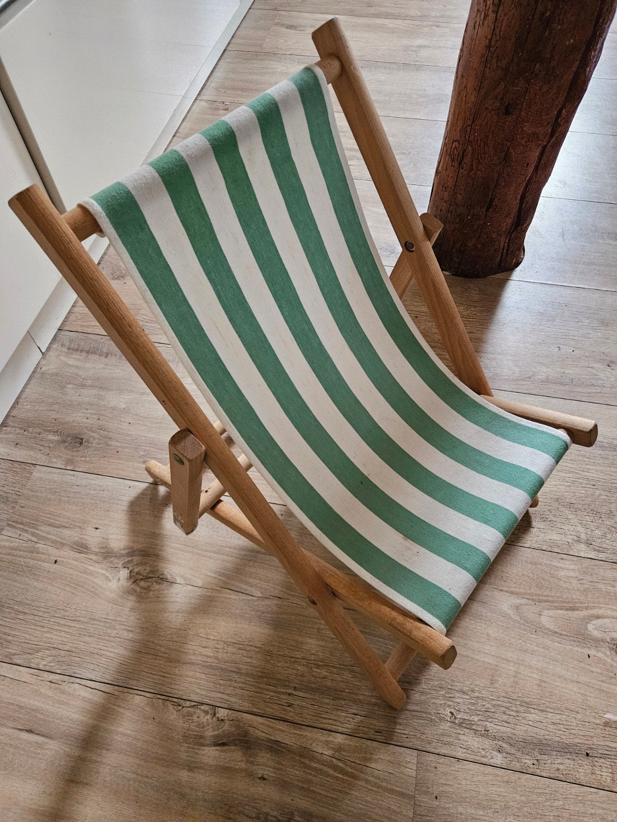 vintage/retro kinder houten strandstoel, Ophalen, Campingstoel