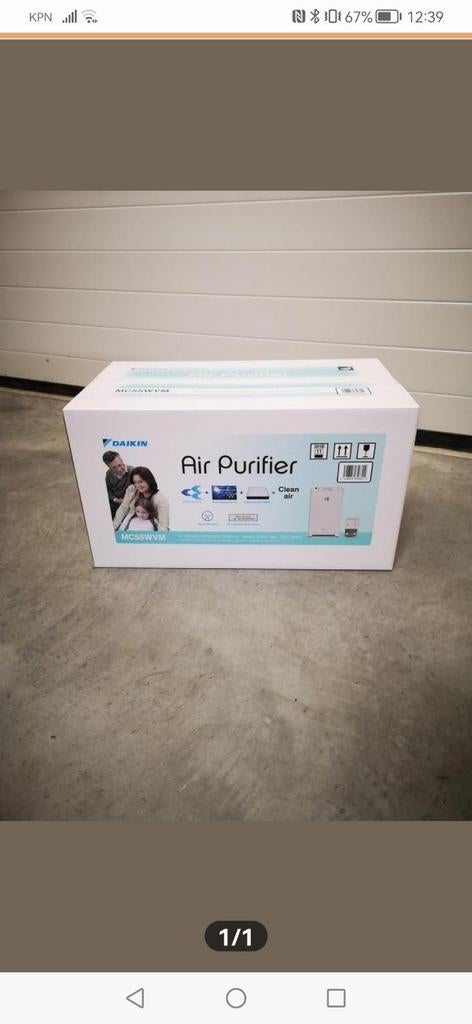 Daikin Luchtreiniger MC55WVM - Nieuw in doos, Ophalen of Verzenden, Nieuw, Luchtreiniger