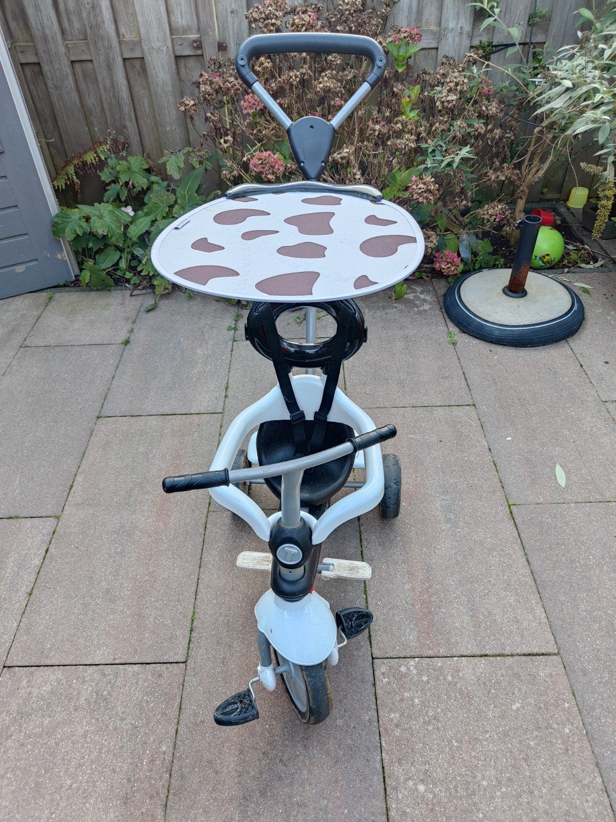 Smart Trike 4-in-1 driewieler met zonnescherm, Ophalen, Gebruikt, Terugtraprem, Smart Trike