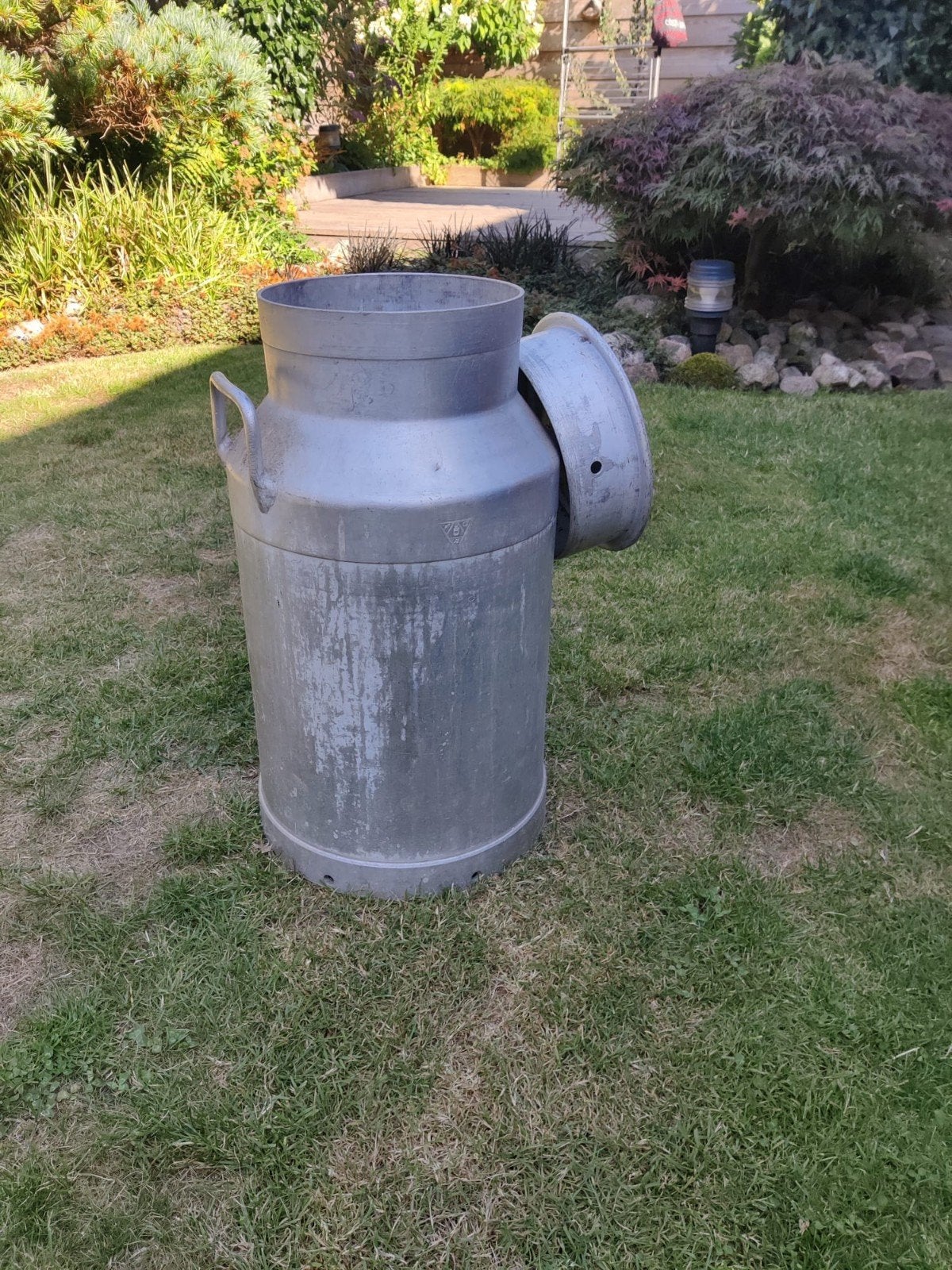 Aluminium melkbus!, Ophalen, Gebruikt