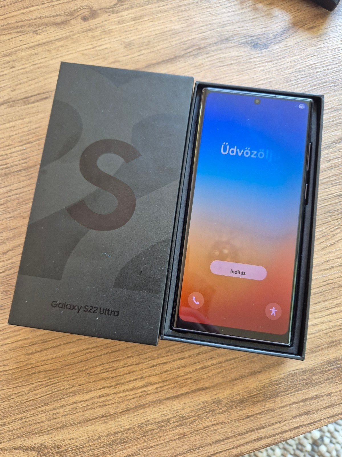 Samsung S22 Ultra 128GB ZGAN., Zwart, Touchscreen, Ophalen of Verzenden, Zo goed als nieuw