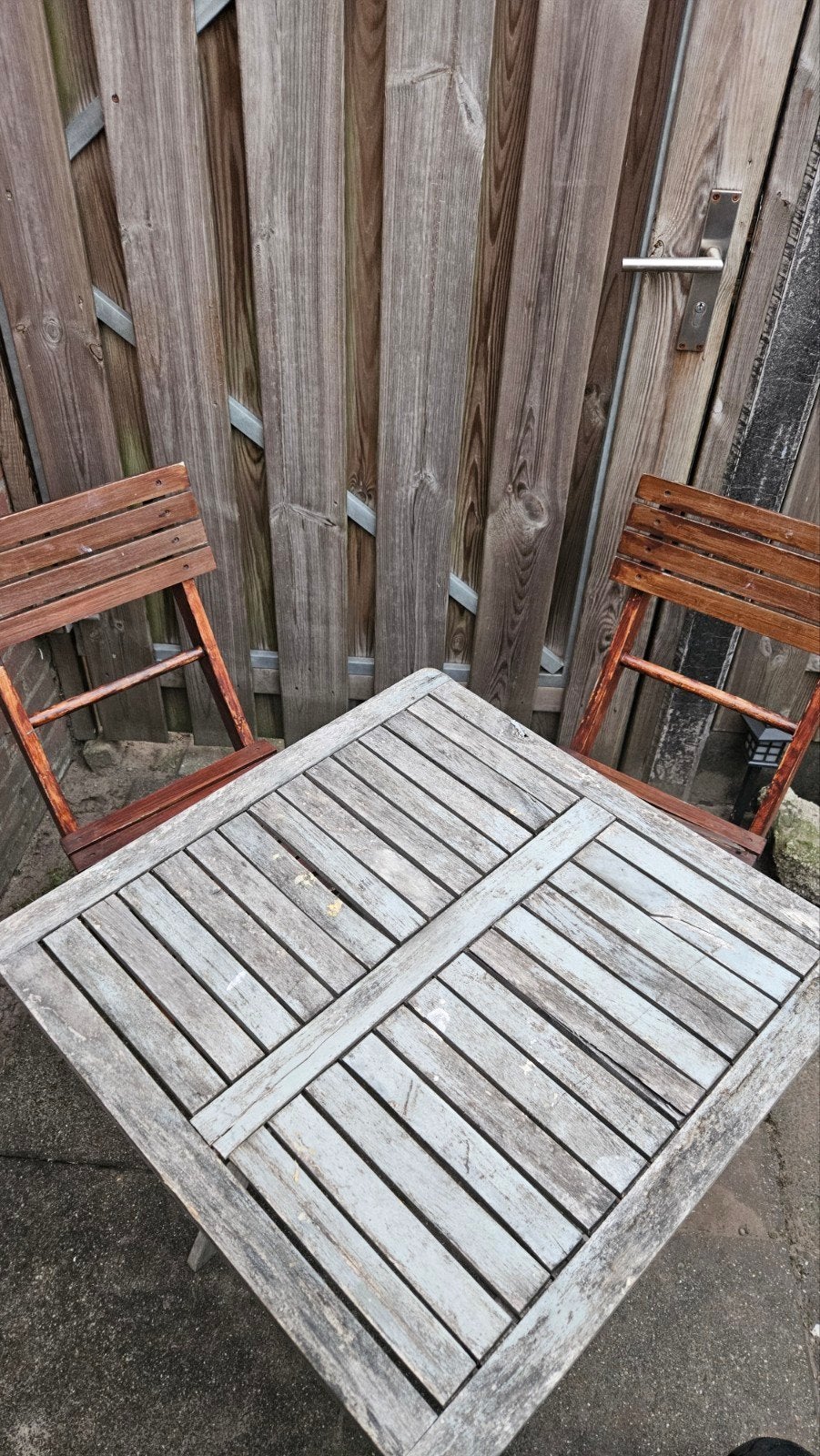 Tuinset opknapper - gratis af te halen, Gebruikt, Tuinset, Hout, Eettafel