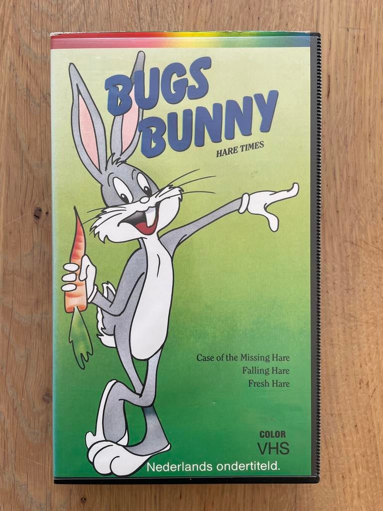 Bugs Bunny – Hare times (VHS videoband), Alle leeftijden, Ophalen of Verzenden, Zo goed als nieuw