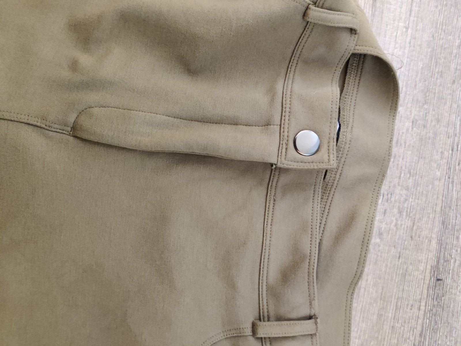 Legergroene pantalon Hema XL, Maat 46/48 (XL) of groter, Ophalen of Verzenden, Zo goed als nieuw, Lang
