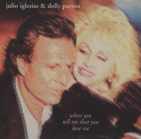 JULIO IGLESIAS + DOLLY PARTON CD SINGLE WHEN YOU TELL ME, 6 singles of meer, Ophalen of Verzenden, Zo goed als nieuw, Pop