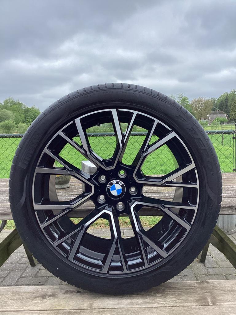 20” breedset Bmw X5(E53/E70)pirellibanden 6.4 mm profiel, Gebruikt, Banden en Velgen, Ophalen of Verzenden, Personenwagen