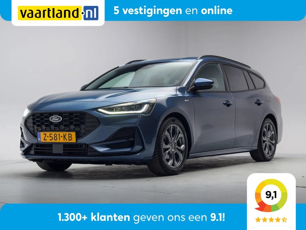 Ford Focus WAGON 1.0 MHEV 125 Pk ST-Line Business [ Navi App, Focus, Gebruikt, Blauw, Origineel Nederlands