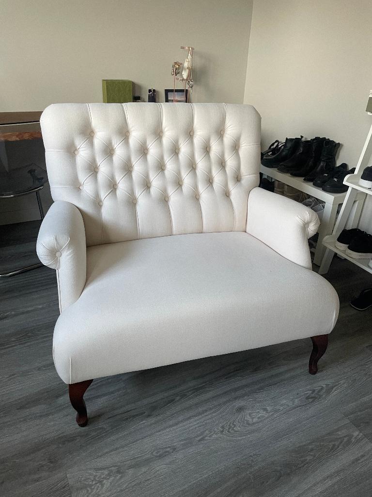 Fauteuil Loveseat Ashton, Ophalen, Modern & Klassiek, 75 tot 100 cm, Zo goed als nieuw