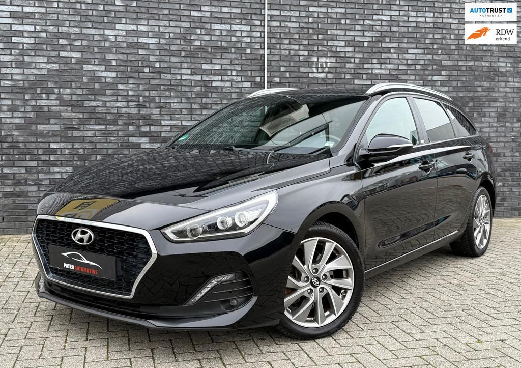Hyundai I30 Wagon 1.4 T-GDI Premium Automaat|Camera|Carplay|, Stof, 4 cilinders, Met garantie (alle), Zwart