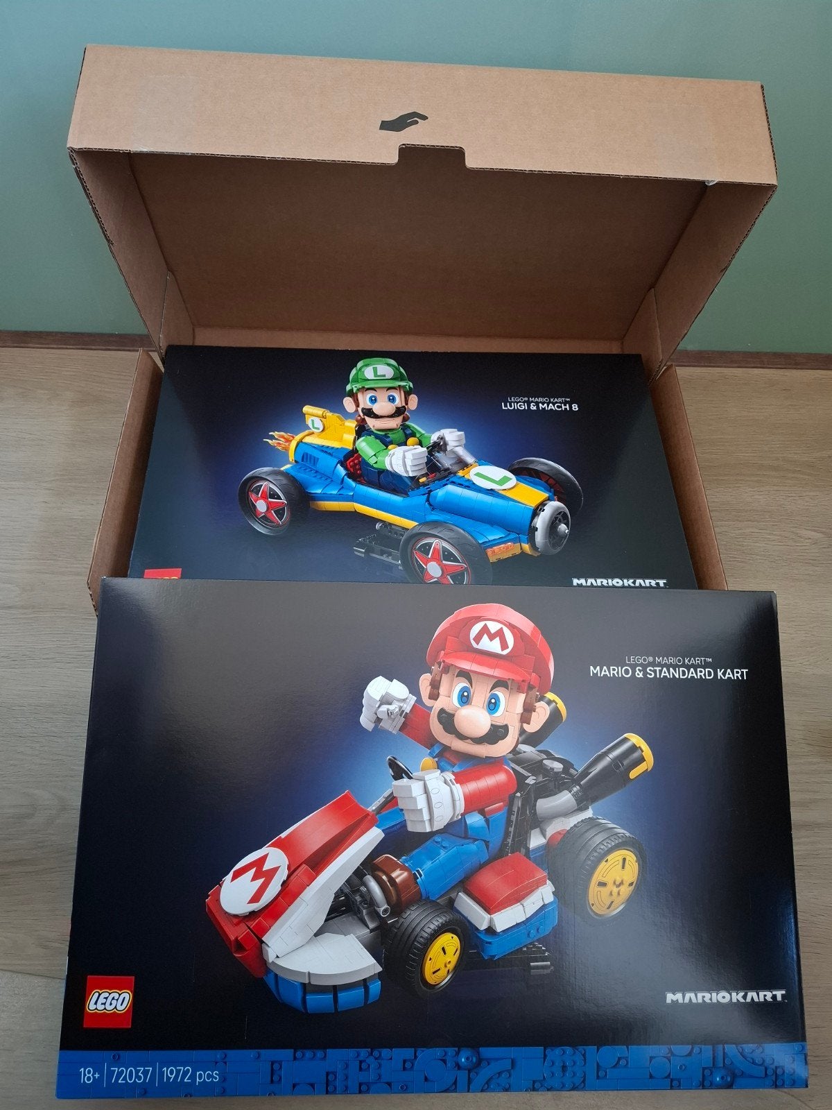 LEGO Mario Kart 72037 en 72050 Mario & Luigi Racers Nieuw, Ophalen of Verzenden, Nieuw, Complete set, Lego