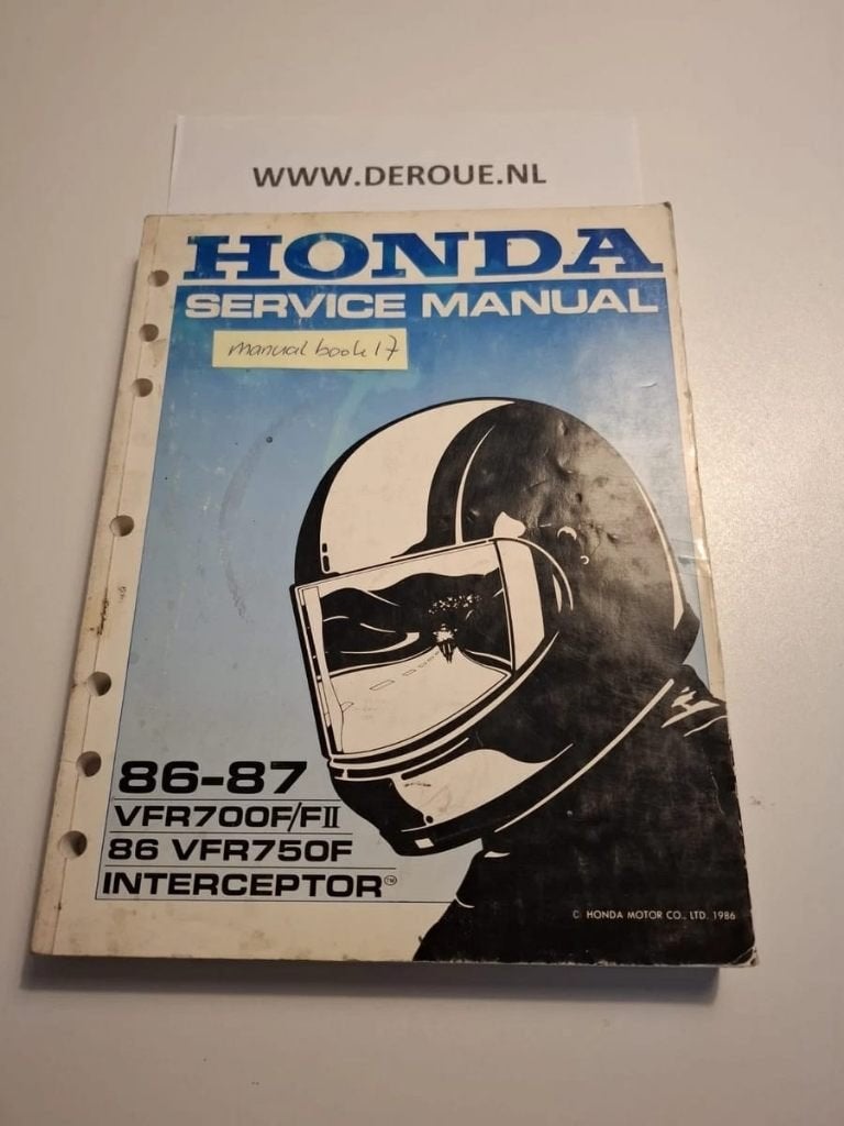 MANUAL BOOK 17 SERVICE MANUAL HONDA, Ophalen of Verzenden, Gelezen, Onbekend, Merk of Model