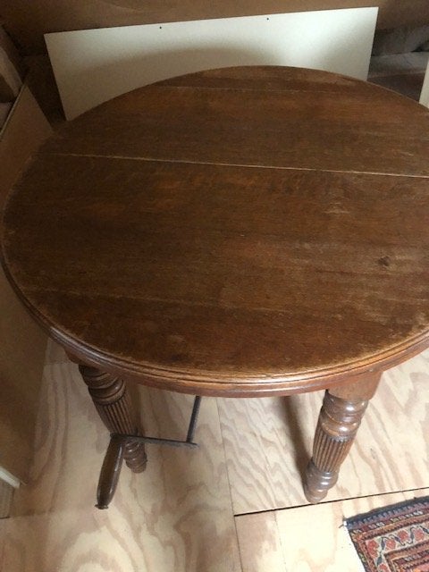antieke eiken tafel, Ophalen of Verzenden