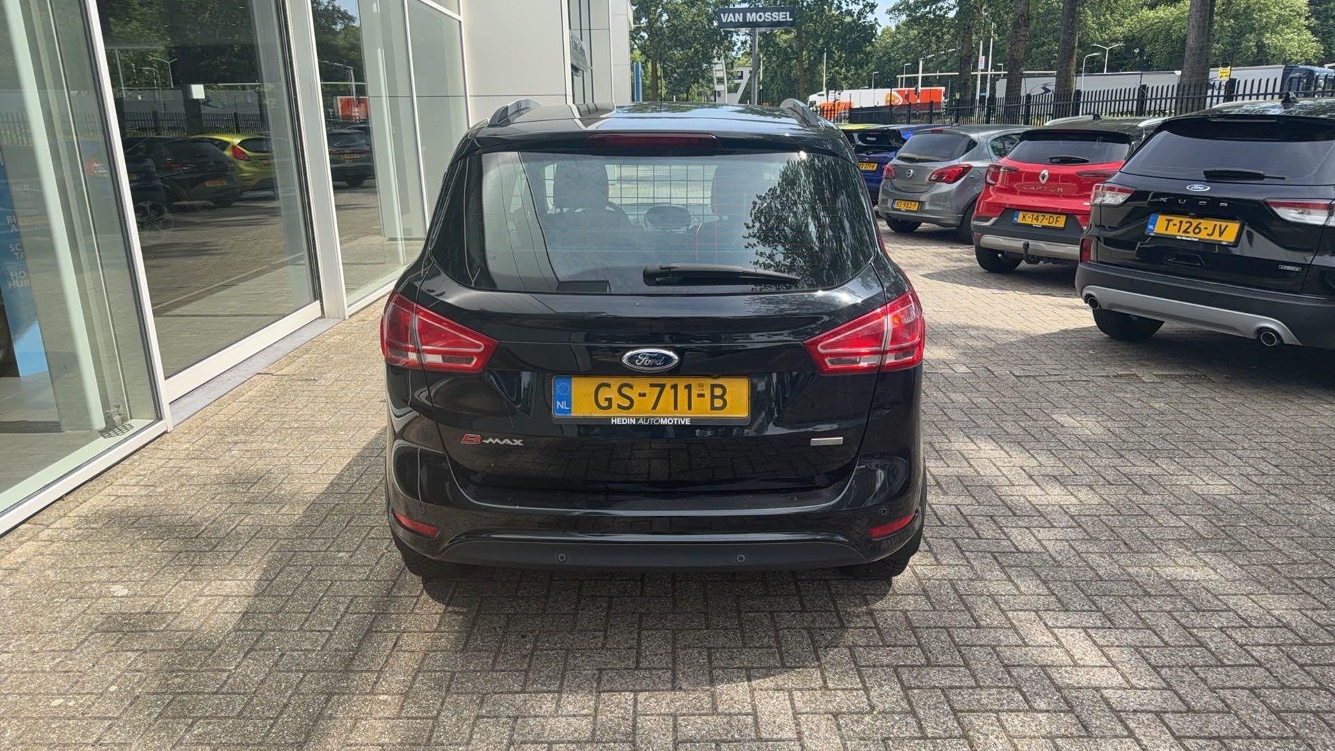 Ford B-Max 1.0 EcoBoost Titanium, Auto's, Voorwielaandrijving, Gebruikt, 750 kg, Zwart