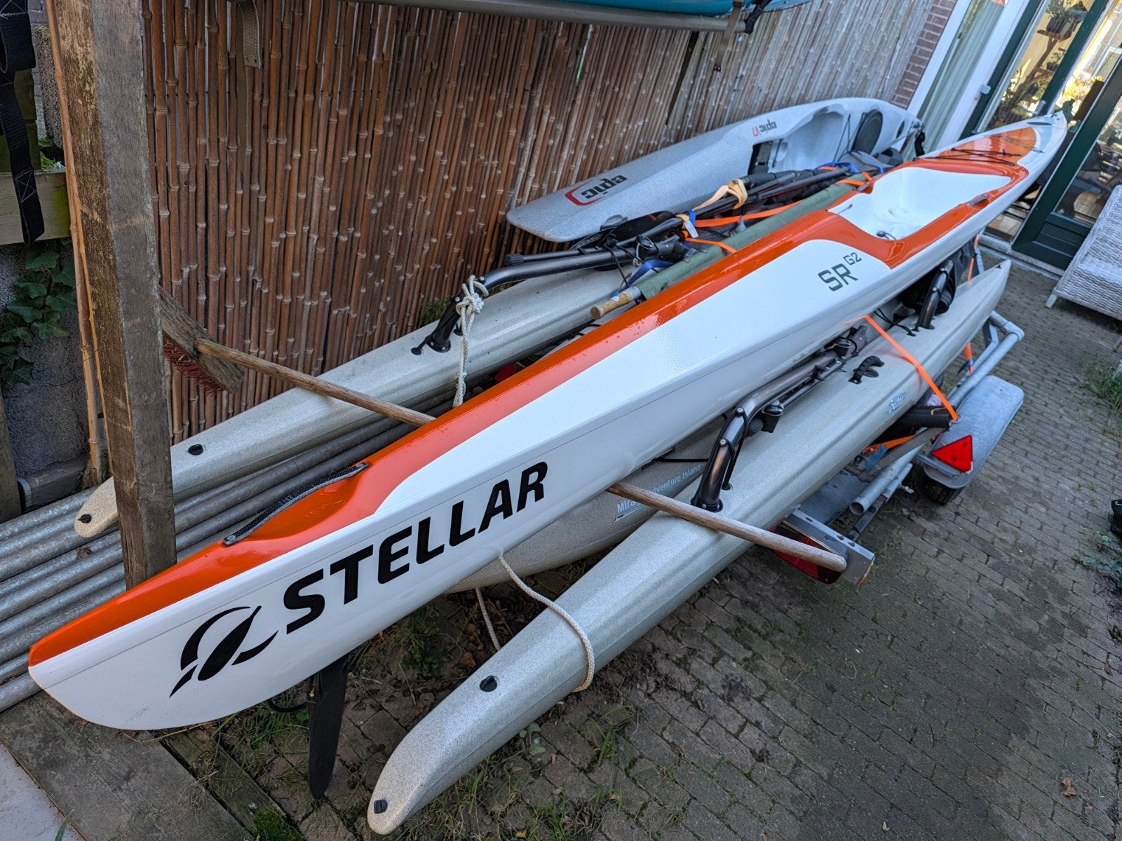 Stellar SR Racer 48 cm - Stabiel en Snel Kajak, Watersport en Boten, Ophalen of Verzenden, Gebruikt, Eén persoon, Kajak