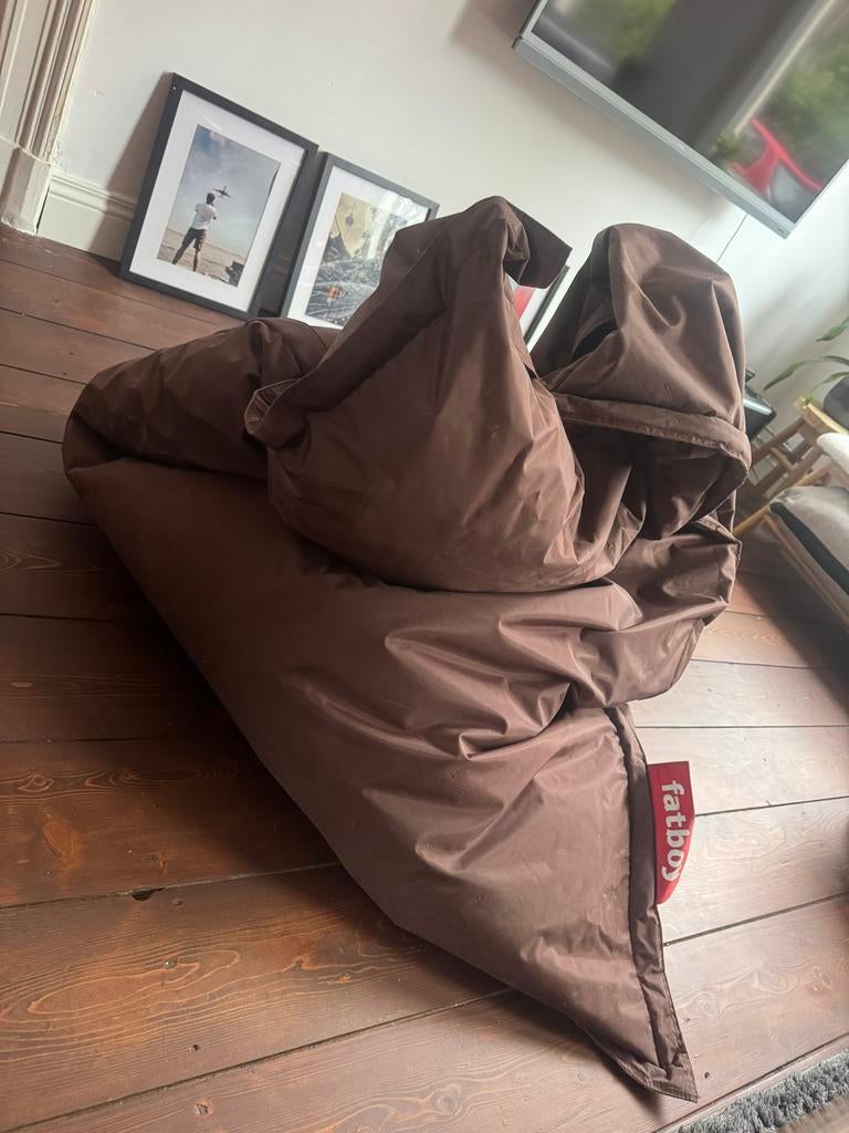 XXL Fatboy zitzak - Bruin, Huis en Inrichting, Zitzakken, Ophalen of Verzenden, Zo goed als nieuw, Bruin, Zitzak