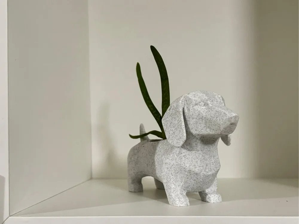 Leuke Hond Plantenpot - Decoratieve Bloempot Zonder Plant, Df, Nieuw, Ophalen of Verzenden, Modern