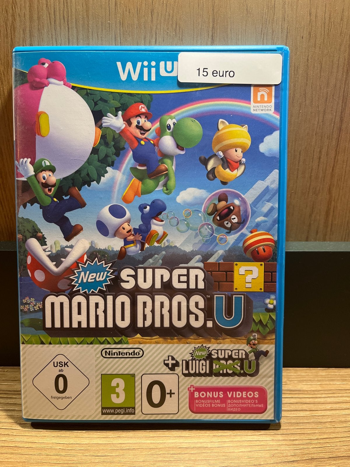 New Super Mario Bros. U + New Super Luigi U (Wii U), Spelcomputers en Games, Eén computer, Ophalen of Verzenden, Zo goed als nieuw
