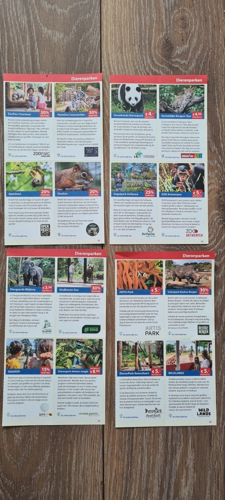 verschillende postcodeloterij voordeelbonnen, Drie personen of meer, Kortingskaart