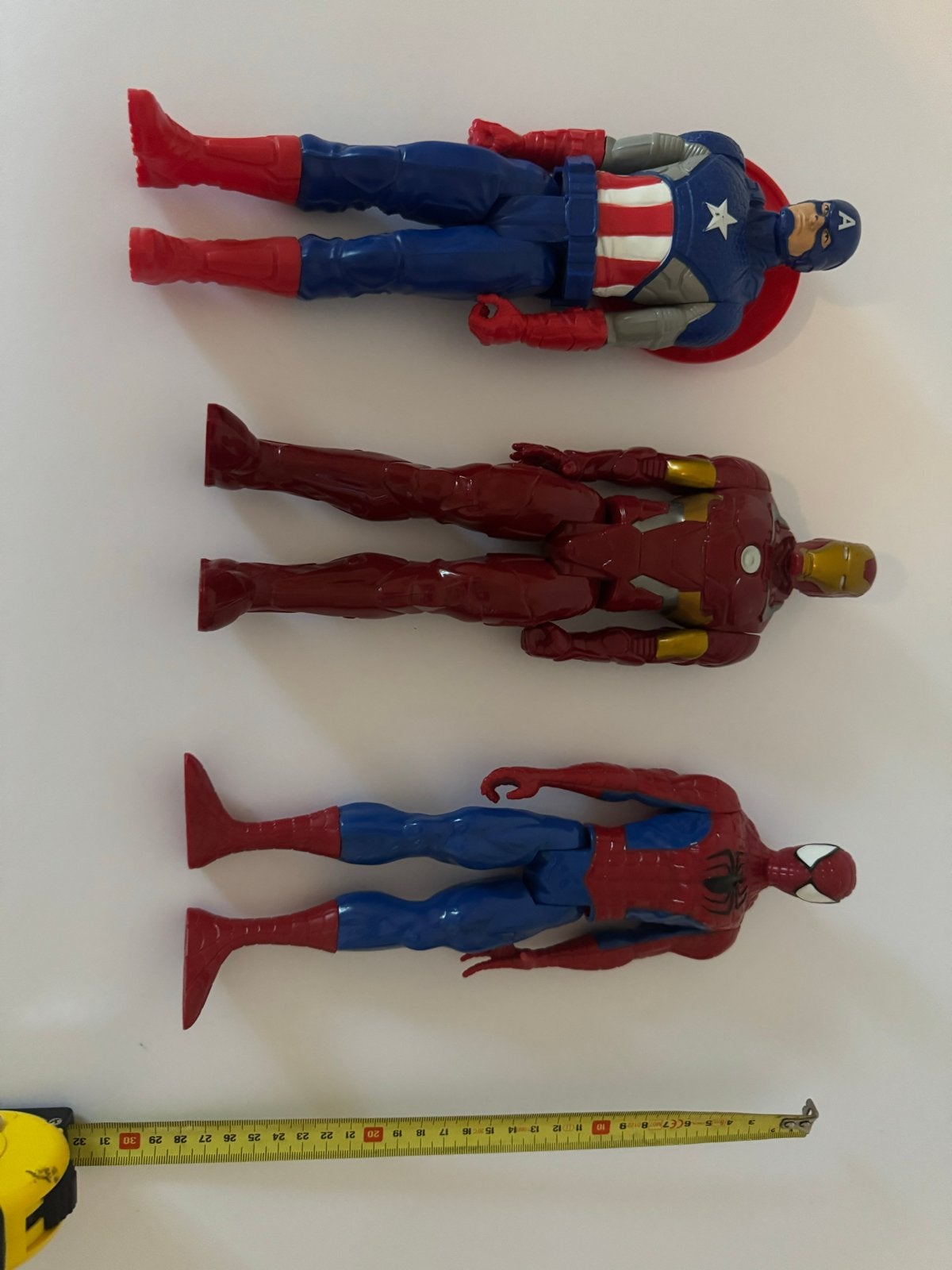 3 grote Marvel actiefiguren 30 cm, Ophalen of Verzenden, Gebruikt